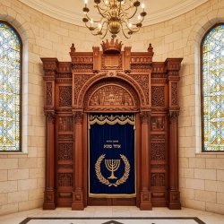 Synagogue Exclusive Design with Natural Teak Finish