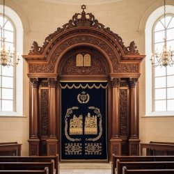 Synagogue Exclusive Design with Natural Teak Finish