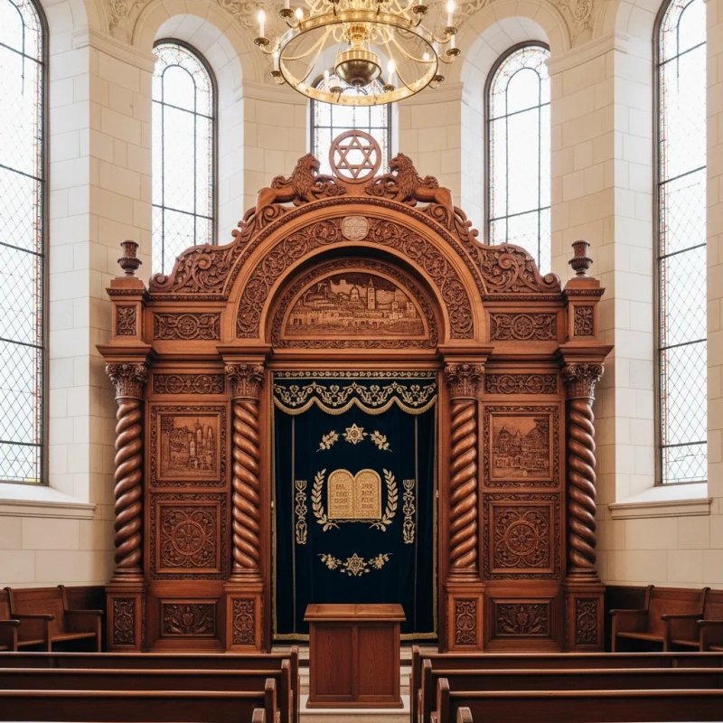 Torah Ark High-End Holy Ark for Torah Scrolls Torah Ark High-End Holy Ark for Torah Scrolls