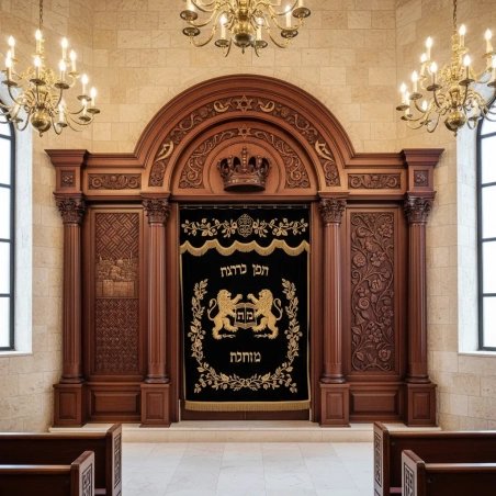 Hakodesh Aron Torah Ark Premium Synagogue Furniture Manufacturer & Exporter