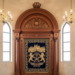 Torah Ark High-End Holy Ark for Torah Scrolls