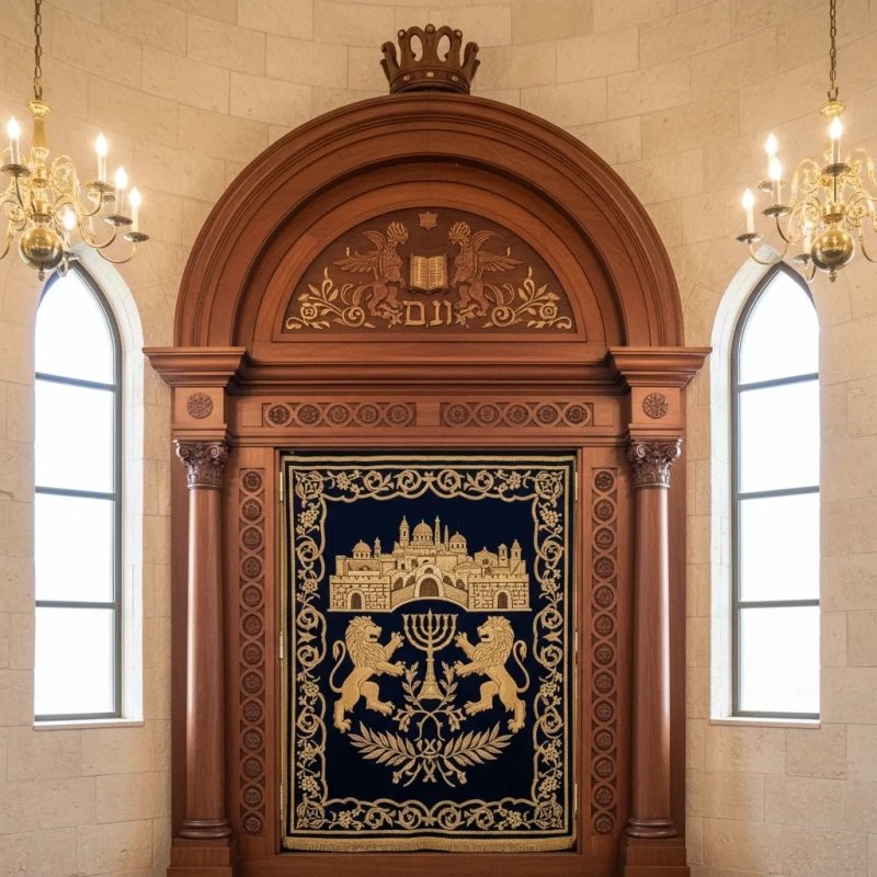 Torah Ark High-End Holy Ark for Torah Scrolls Torah Ark High-End Holy Ark for Torah Scrolls