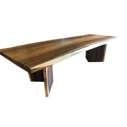 Mulyoharjo Furniture Suar Wood Slab Dining Table 1402