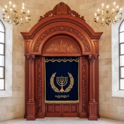 Synagogue Exclusive Design with Natural Teak Finish