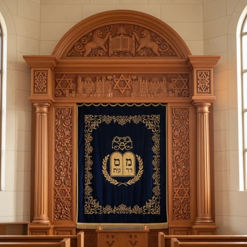 Hakodesh Aron Torah Ark Premium Synagogue Furniture Manufacturer & Exporter Hakodesh Aron Torah Ark Premium Synagogue Furniture Manufacturer & Exporter