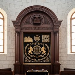 Synagogue Exclusive Design with Natural Teak Finish
