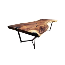 Mulyoharjo Furniture Meh Wood Slab Dining Table 1404