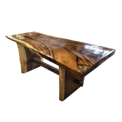 Mulyoharjo Furniture Meh Wood Slab Dining Table 1411