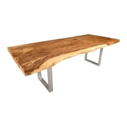 Mulyoharjo Furniture Meh Wood Slab Dining Table 1413