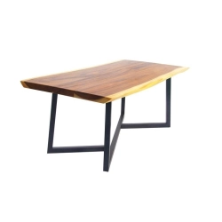 Mulyoharjo Furniture Acacia Slab Dining Table 1415