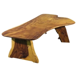 Mulyoharjo Furniture Suar Wood Slab Dining Table 1417