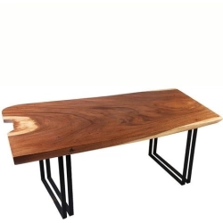 Mulyoharjo Furniture Meh Wood Slab Dining Table 1418