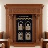 Premium Handcrafted Aron Kodesh Synagogue Ark by Expert Furniture Manufacturer Traditional Shul Sanctuary Furniture