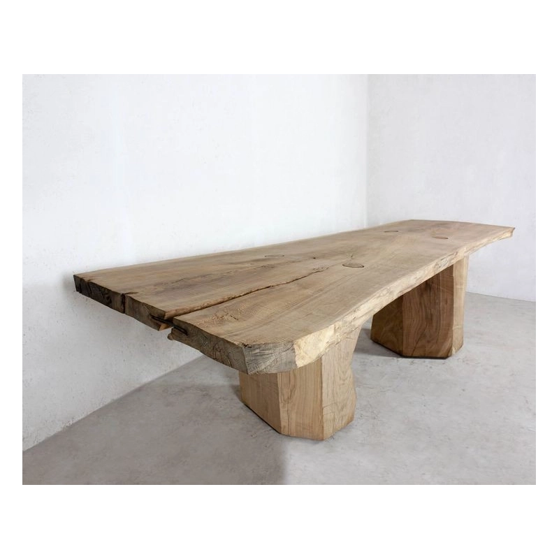 Mulyoharjo Furniture Suar Wood Slab Dining Table 1419