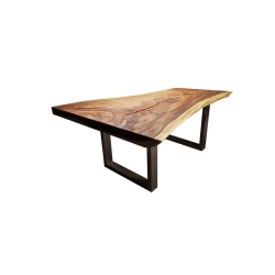 Mulyoharjo Furniture Meh Wood Slab Dining Table 1427