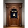 Premium Handcrafted Aron Kodesh - Solid Wood Synagogue Holy Ark by Leading Furniture Manufacturer - Heritage Design.