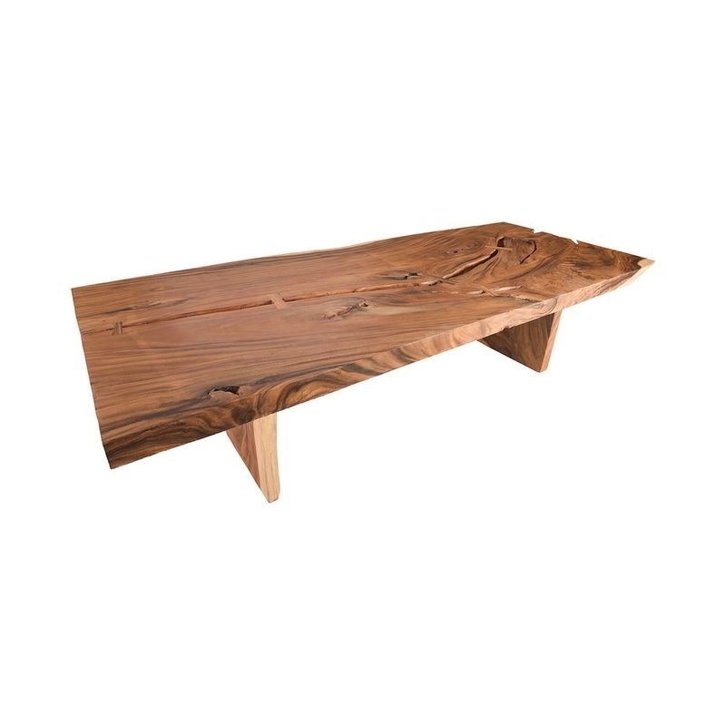 Mulyoharjo Furniture Monkey Pod Slab Dining Table 1438 Mulyoharjo Furniture Monkey Pod Slab Dining Table 1438