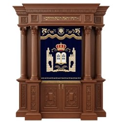 Exquisite Handcrafted Solid Wood Aron Kodesh Premium Synagogue Furniture Manufacturer Artisanal Quality Holy Ark