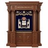 Exquisite Handcrafted Solid Wood Aron Kodesh Premium Synagogue Furniture Manufacturer Artisanal Quality Holy Ark