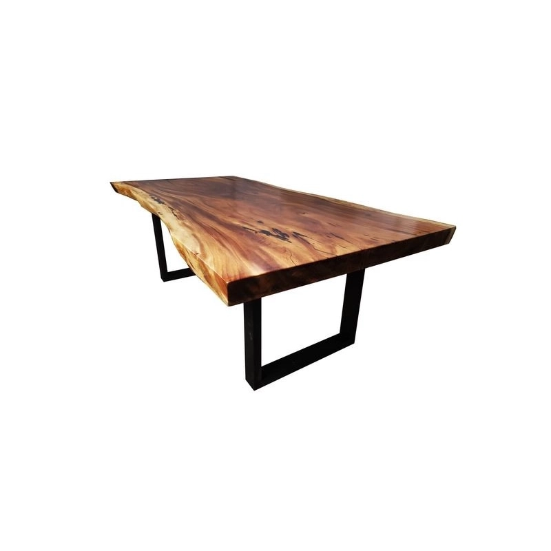 Mulyoharjo Furniture Trembesi Slab Dining Table 1444