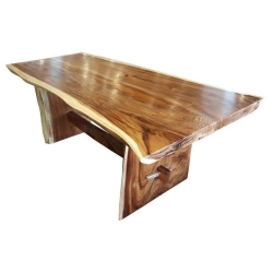 Mulyoharjo Furniture Trembesi Wood Slab Dining Table 1446