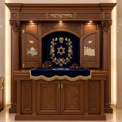 Exquisite Handcrafted Aron Kodesh - Premium Synagogue Ark by Leading Furniture Manufacturer & Supplier Company