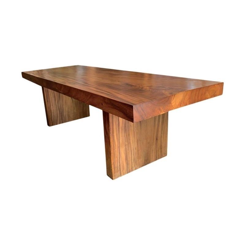 Mulyoharjo Furniture Monkey Pod Slab Dining Table 1449 Mulyoharjo Furniture Monkey Pod Slab Dining Table 1449
