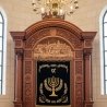 Premium Hand-Carved Wooden Aron Kodesh Exquisite Synagogue Furniture by Leading Manufacturer Holy Ark Master Craftsmanship