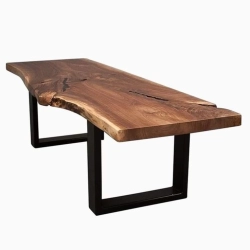 Mulyoharjo Furniture Acacia Slab Dining Table 1452