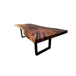 Mulyoharjo Furniture Meh Wood Slab Dining Table 1453