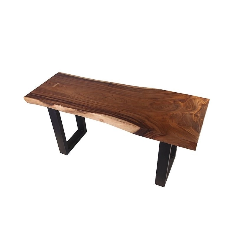 Mulyoharjo Furniture Monkey Pod Wood Slab Dining Table 1461 Mulyoharjo Furniture Monkey Pod Wood Slab Dining Table 1461