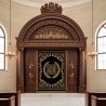Exquisite Hand-Carved Aron Kodesh Masterpiece Synagogue Holy Ark Furniture by Premium Wood Manufacturer
