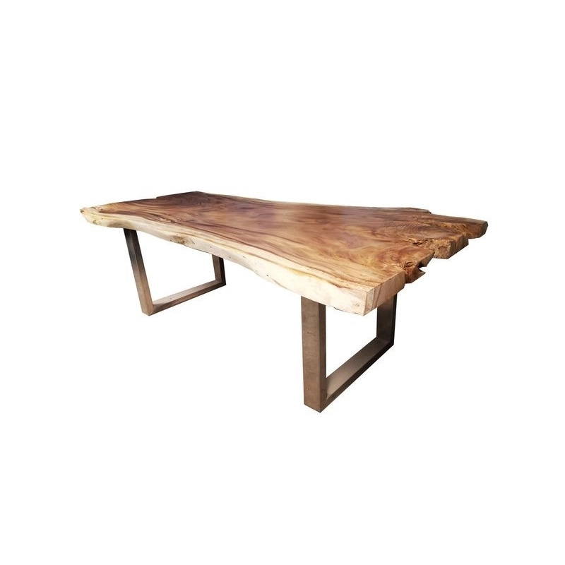 Mulyoharjo Furniture Trembesi Wood Slab Dining Table 1466 Mulyoharjo Furniture Trembesi Wood Slab Dining Table 1466