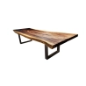 Mulyoharjo Furniture Monkey Pod Wood Slab Dining Table 1468