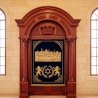 Exquisite Handcrafted Solid Hardwood Aron Kodesh for Synagogues Premium Manufacturer Quality Holy Ark Furniture