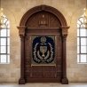 Handcrafted Aron Kodesh Holy Ark Synagogue Furniture, Premium Carved Wood by Leading Manufacturer, Exquisite Supplier Quality