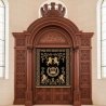 Exquisite Handcrafted Aron Kodesh Premium Solid Wood Synagogue Ark Ornate Jewish Sanctuary Furniture by Expert Manufacturers