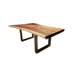 Mulyoharjo Furniture Suar Slab Dining Table 1477