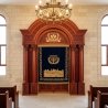 Exquisite Handcrafted Aron Kodesh - Traditional Solid Wood Synagogue Ark by Premier Furniture Manufacturer