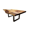 Mulyoharjo Furniture Natural Wood Slab Dining Table 1480