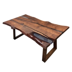 Mulyoharjo Furniture Suar Slab Dining Table 1485