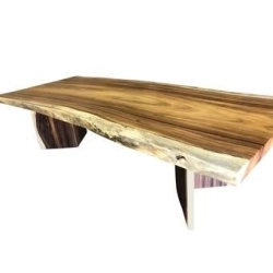 Mulyoharjo Furniture Acacia Slab Dining Table 1486