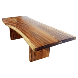 Mulyoharjo Furniture Trembesi Slab Dining Table 1488