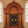 Exquisite Hand-Carved Wooden Aron Kodesh Torah Ark Premium Synagogue Furniture Manufacturer Traditional Sacred Design