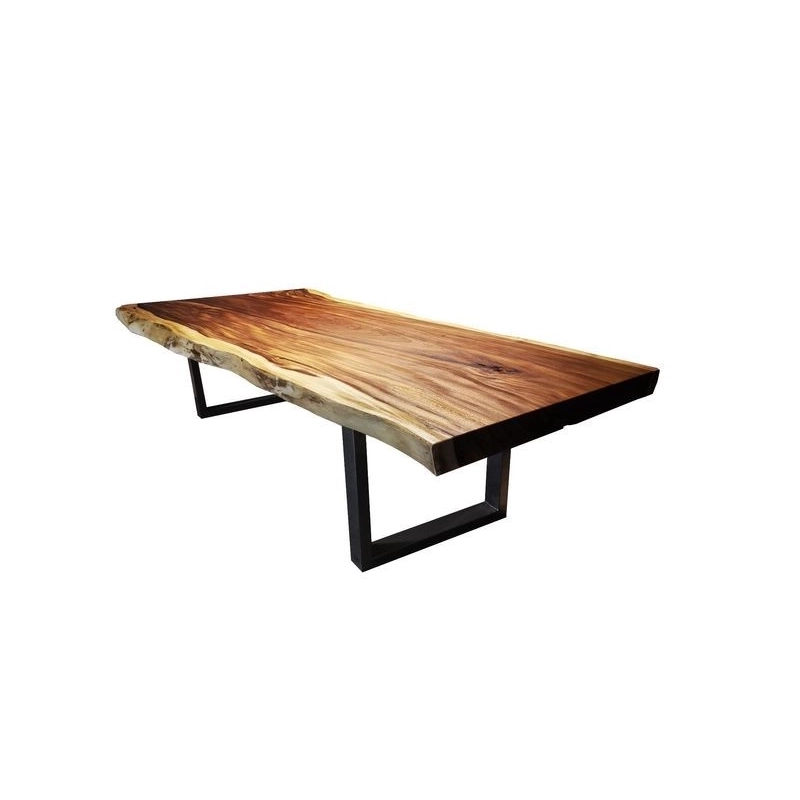 Mulyoharjo Furniture Monkey Pod Wood Slab Dining Table 1490 Mulyoharjo Furniture Monkey Pod Wood Slab Dining Table 1490