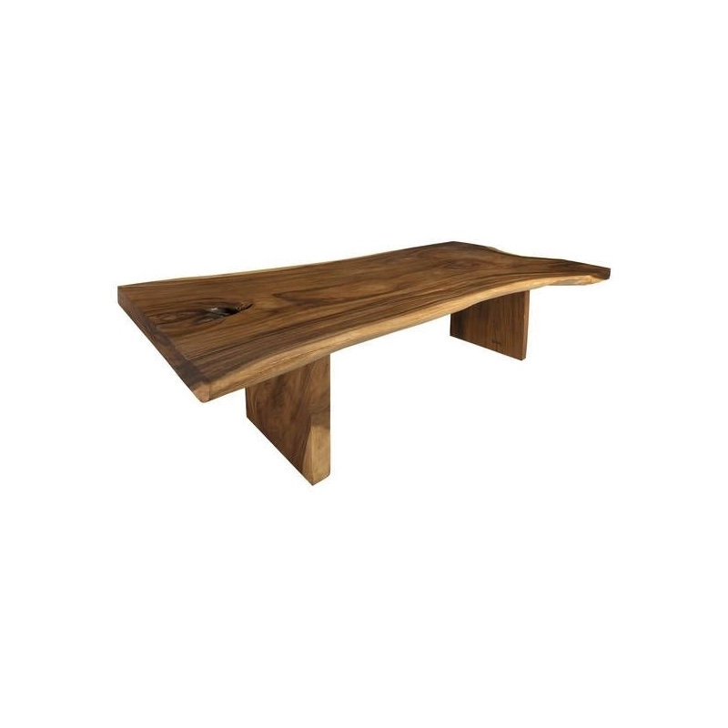 Mulyoharjo Furniture Straight Natural Slab Dining Table 1493 Mulyoharjo Furniture Straight Natural Slab Dining Table 1493