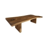 Mulyoharjo Furniture Straight Natural Slab Dining Table 1493