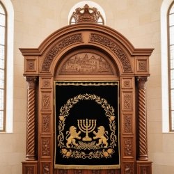 Exquisite Handcrafted Aron Kodesh Synagogue Ark - Premium Manufacturer & Supplier of Timeless Judaica Furniture