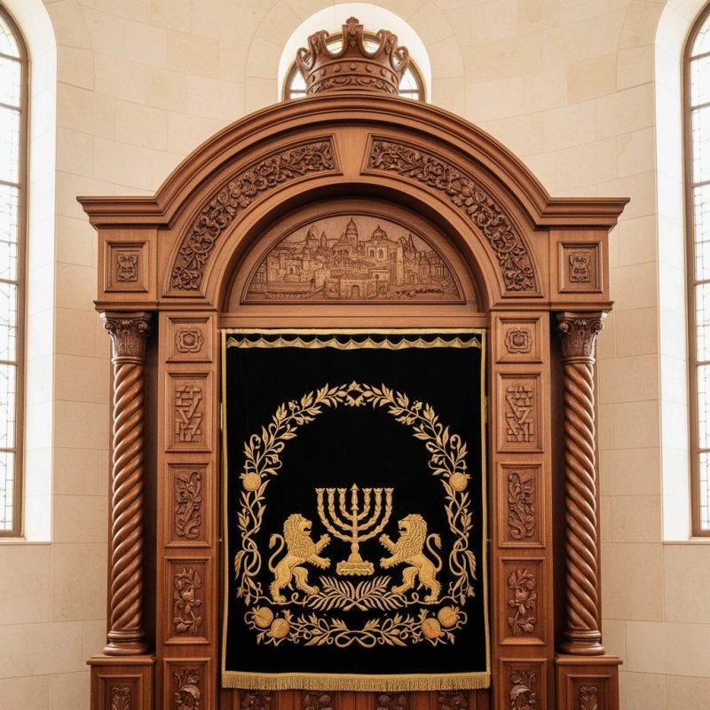 Exquisite Handcrafted Aron Kodesh Synagogue Ark - Premium Manufacturer & Supplier of Timeless Judaica Furniture Exquisite Handcrafted Aron Kodesh Synagogue Ark - Premium Manufacturer & Supplier of Timeless Judaica Furniture
