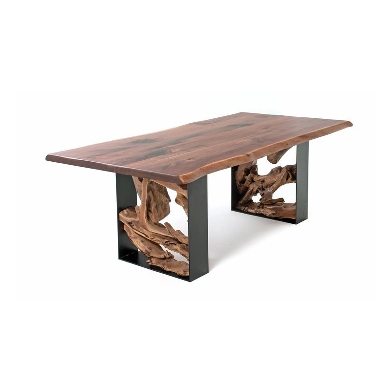 Mulyoharjo Furniture Acacia Slab Dining Table 1495